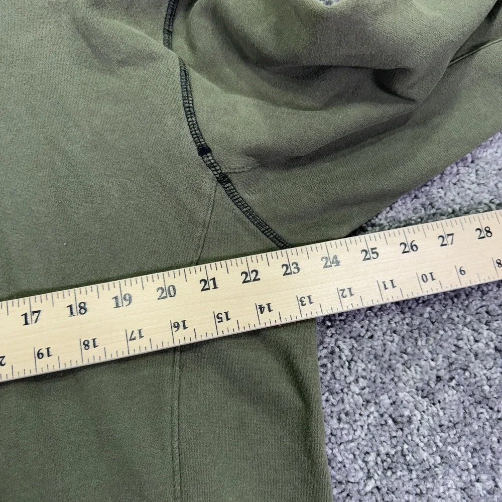 Canyon Creek Sweatshirt Mens XL Green Fleece 1/4 Zip Mock Neck Pullover Casual